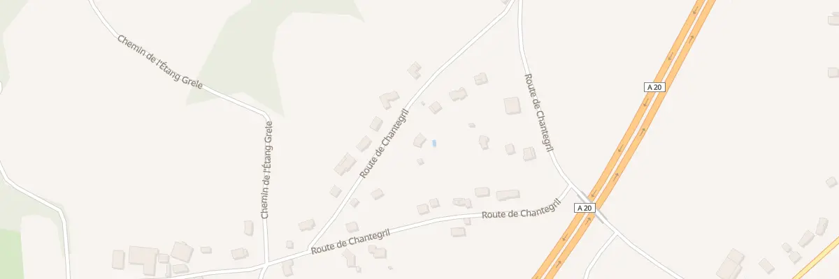 Plan du 9 Rte De Chantegril à Sadroc
