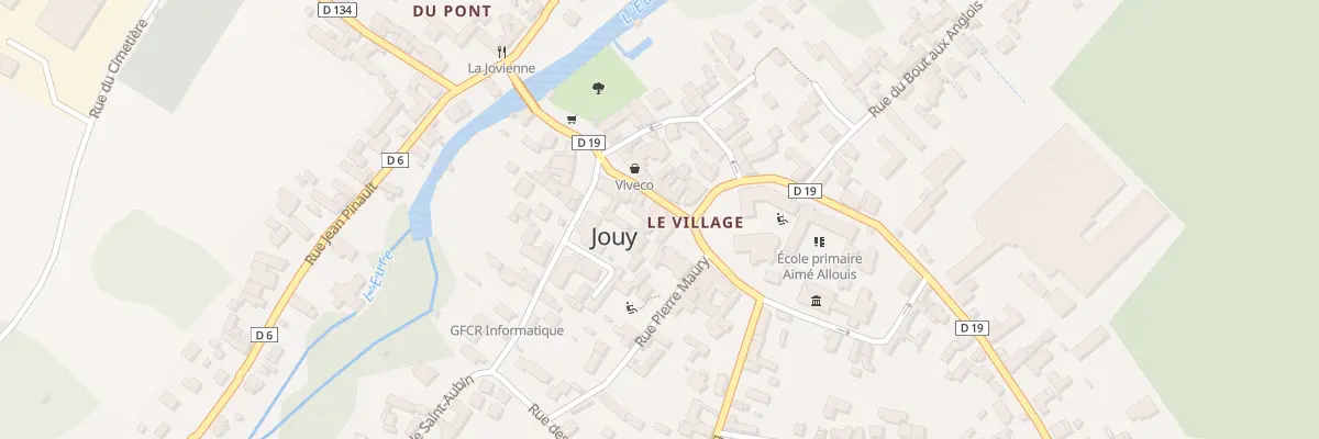 Plan du 2 Pl de l’Église à Jouy
