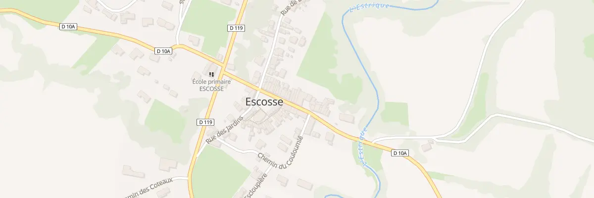 Plan du 23 Av de l’Estrique à Escosse