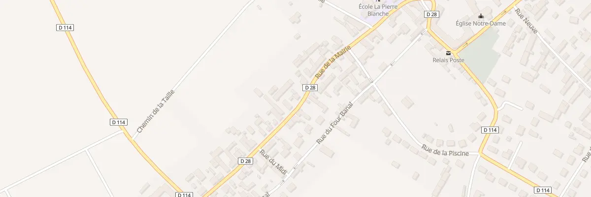 Plan du 26 Rue de la Mairie à Berchères-les-Pierres