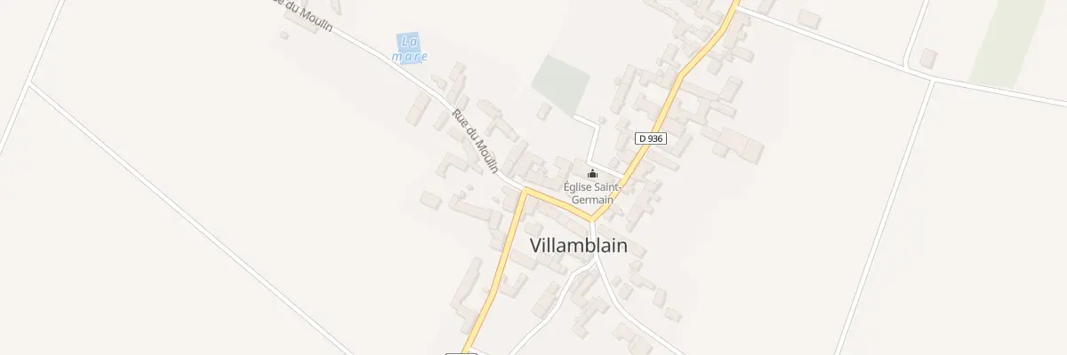 Plan du 6 Rue du Moulin à Villamblain