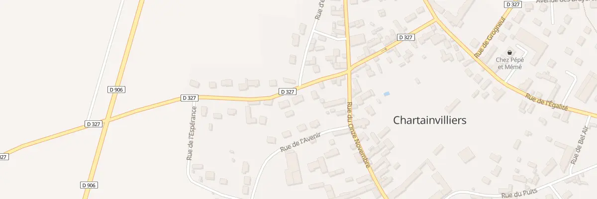 Plan du 5 Rue de la Libération à Chartainvilliers