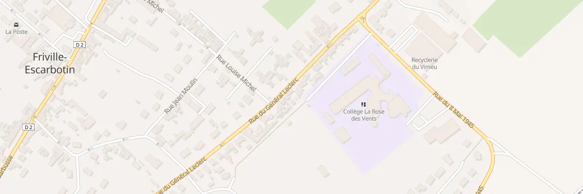 Plan du 129 Rue du Général Leclerc à Friville-Escarbotin