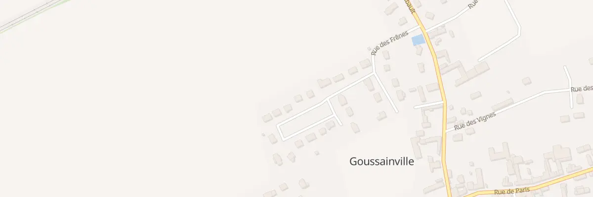 Plan du 21 Rue des Frenes à Goussainville