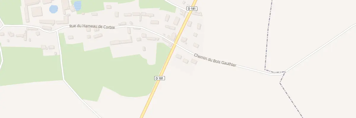 Plan du 5000F Che du Bois Gauthier à Tilly