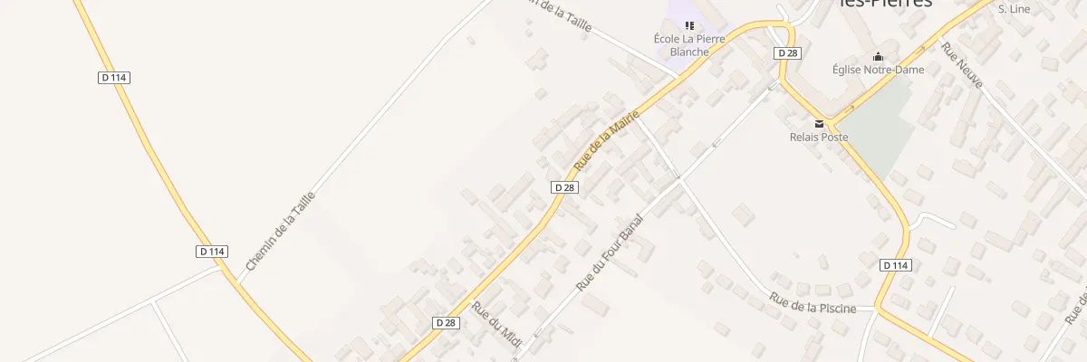Plan du 22 Rue de la Mairie à Berchères-les-Pierres