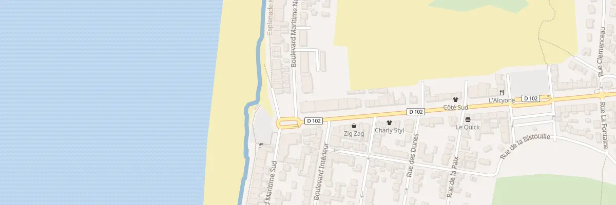 Plan du 1440 Av de la Plage à Fort-Mahon-Plage