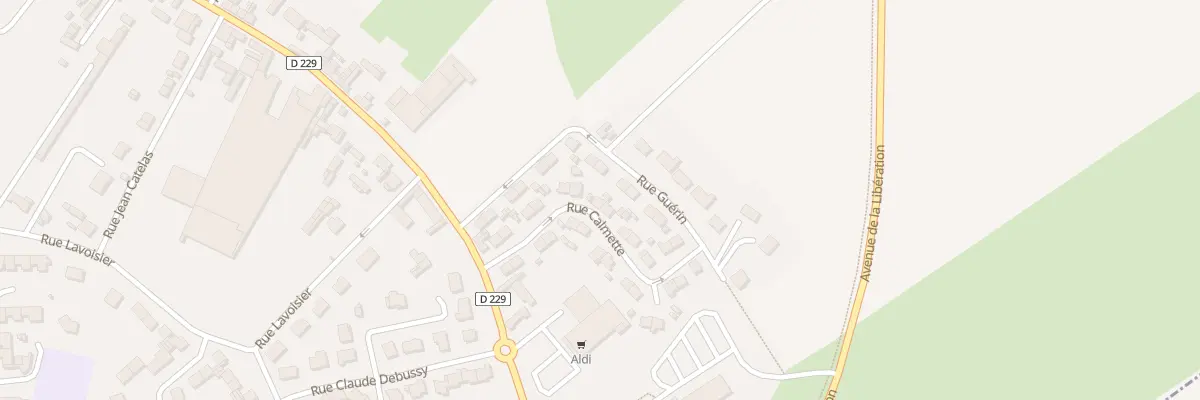 Plan du 13 Rue Calmette à Friville-Escarbotin