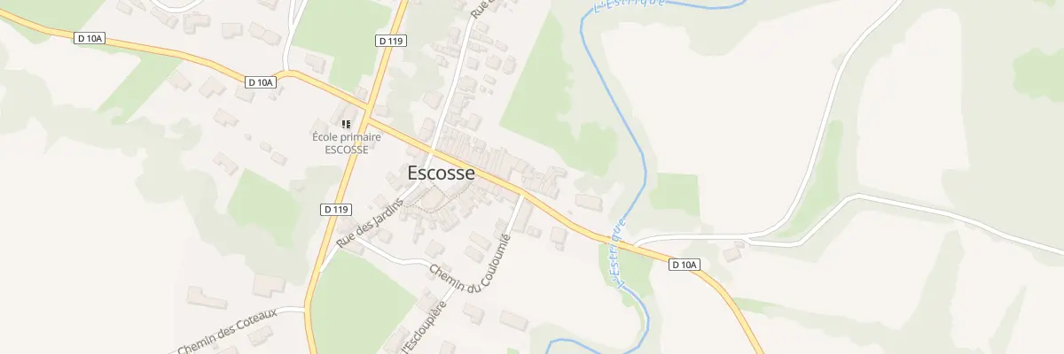 Plan du 31 Av de l’Estrique à Escosse