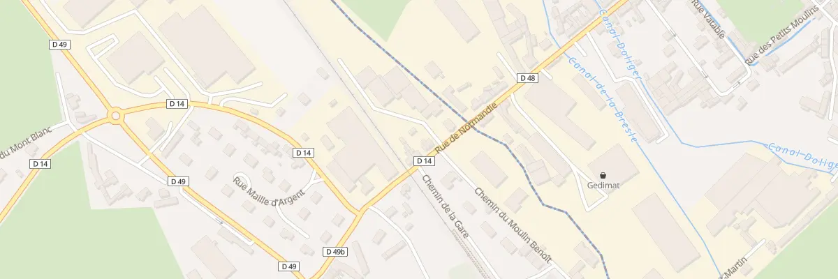 Plan du 11 Rte de Normandie à Longroy