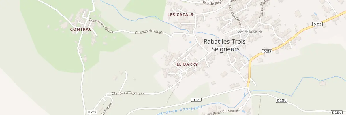 Plan du 295 Le Barry à Rabat-les-Trois-Seigneurs