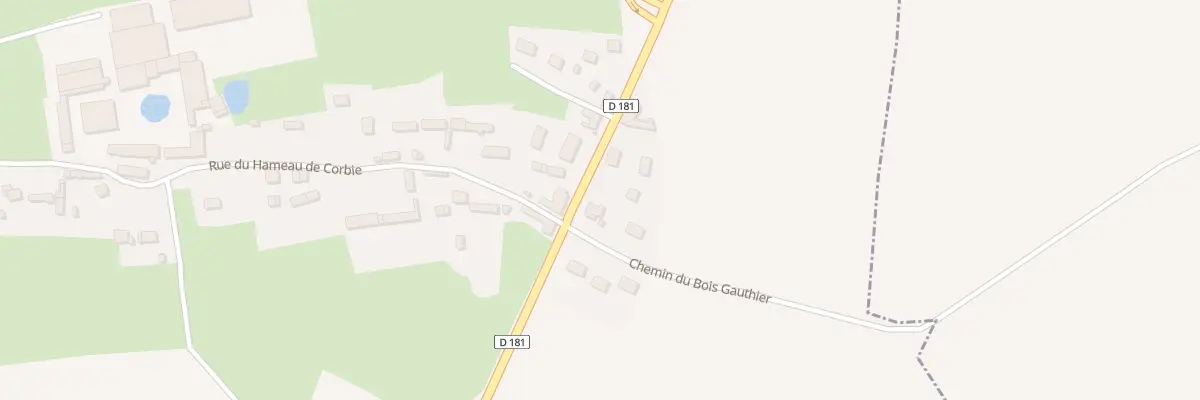 Plan du 1 Che du Bois Gauthier à Tilly