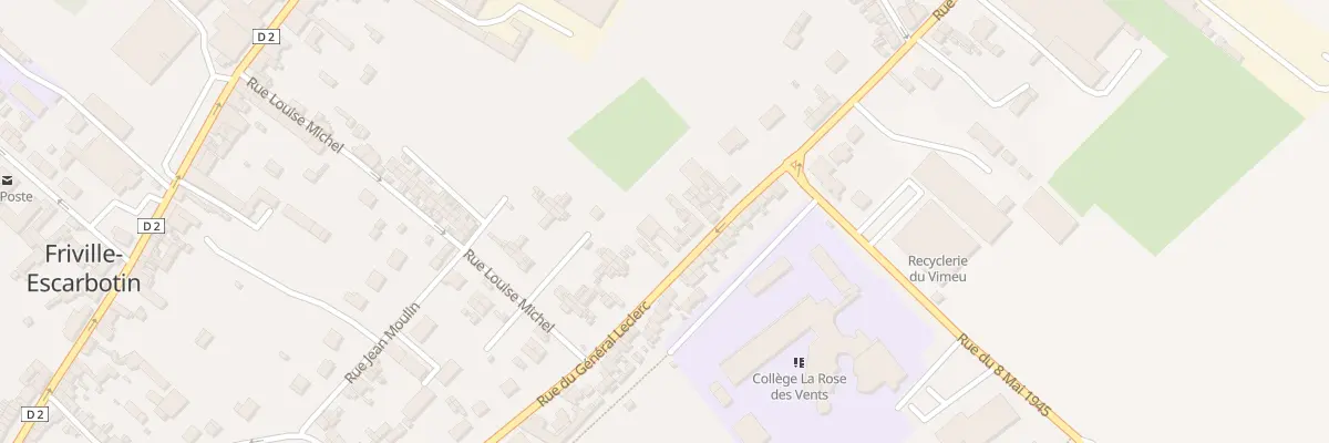 Plan du 100 Rue du Général Leclerc à Friville-Escarbotin