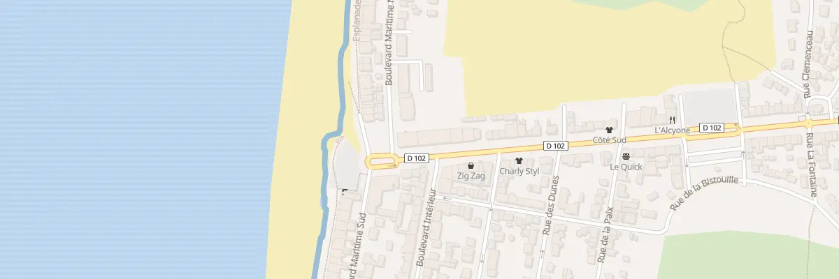 Plan du 1412 Av de la Plage à Fort-Mahon-Plage