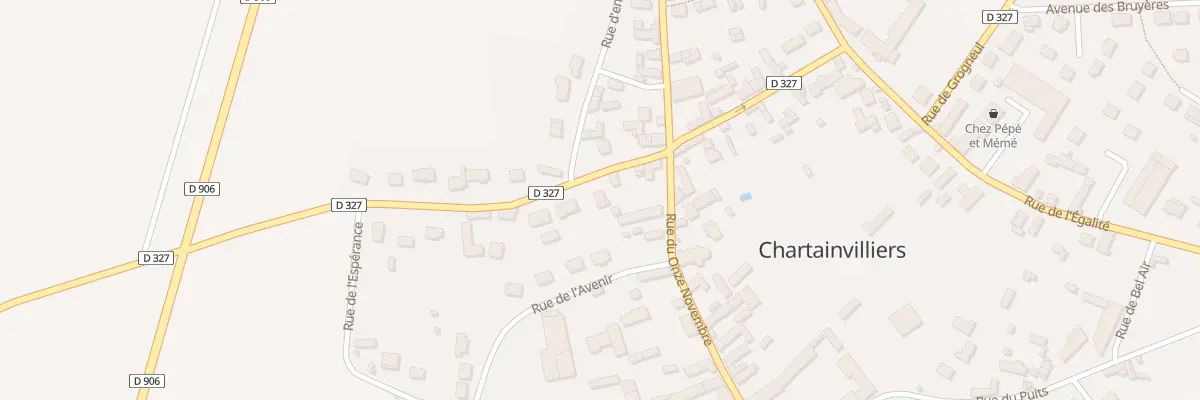 Plan du 3 Rue de la Libération à Chartainvilliers