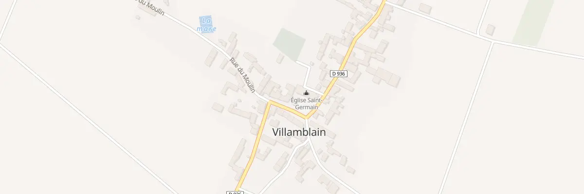 Plan du 2 Rue du Moulin à Villamblain