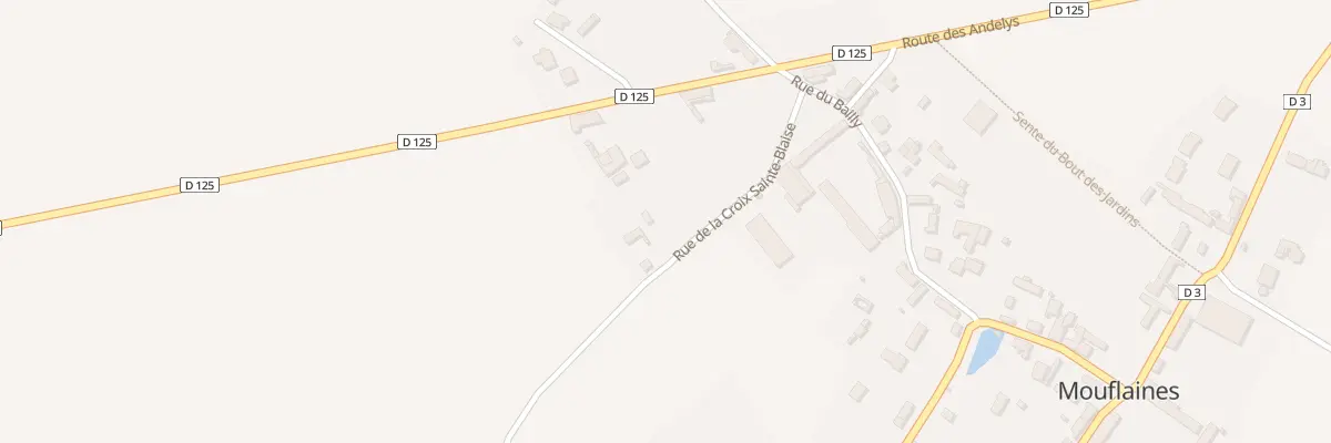 Plan du 2 Rue de la Croix Ste Blaise à Mouflaines