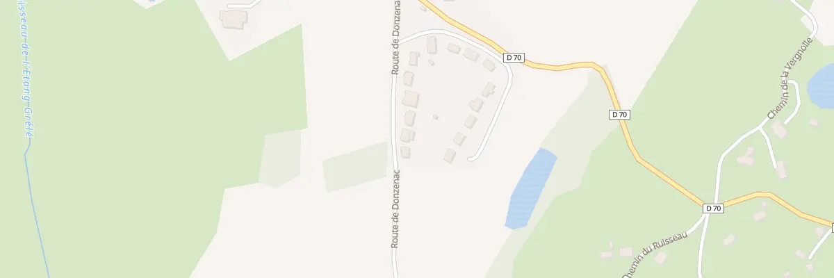 Plan du 2 Lotissement Des Vergnes à Sadroc