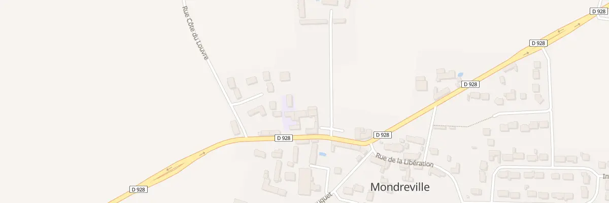 Plan du 12 Rte Nationale à Mondreville