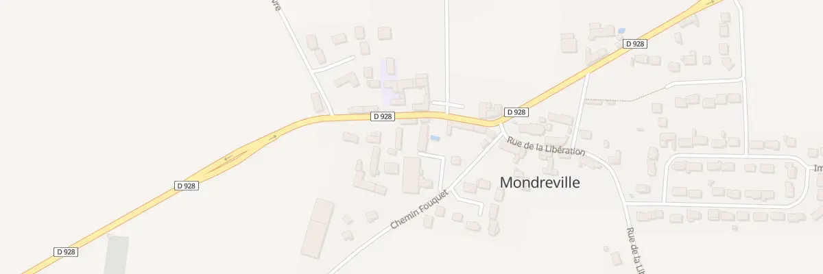 Plan du 5 Rte Nationale à Mondreville