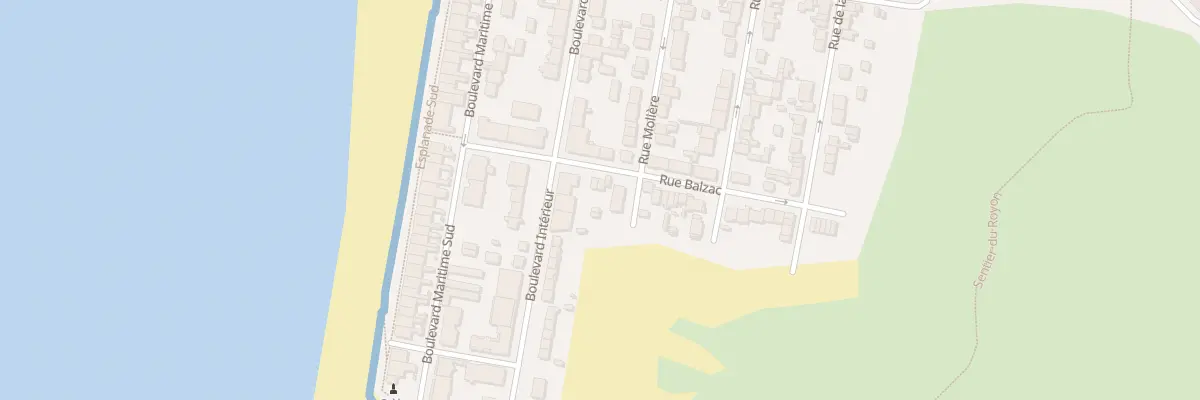 Plan du 155 Rue Balzac à Fort-Mahon-Plage