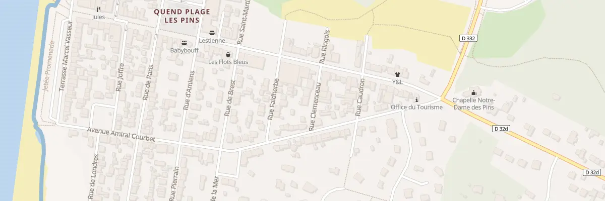 Plan du 10 Rue Clémenceau à Quend