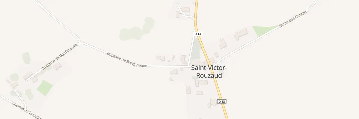 Plan du 61 Borde Neuve à Saint-Victor-Rouzaud