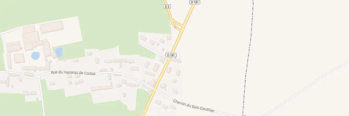 Plan du 100 Corbie à Tilly
