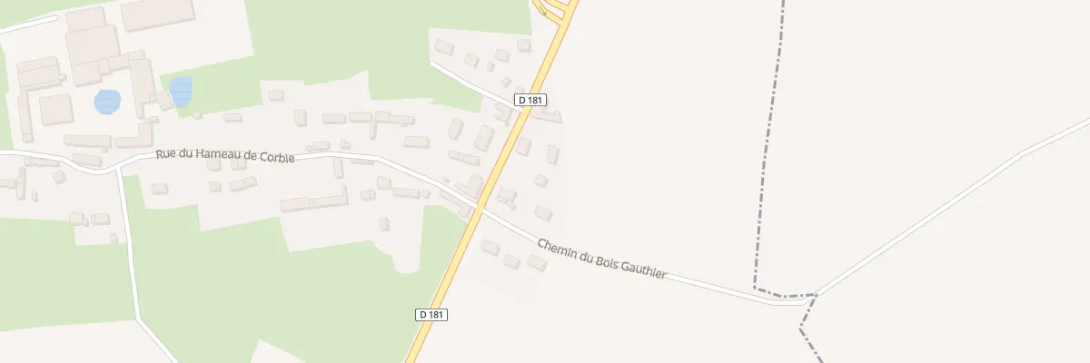 Plan du 110 Corbie à Tilly