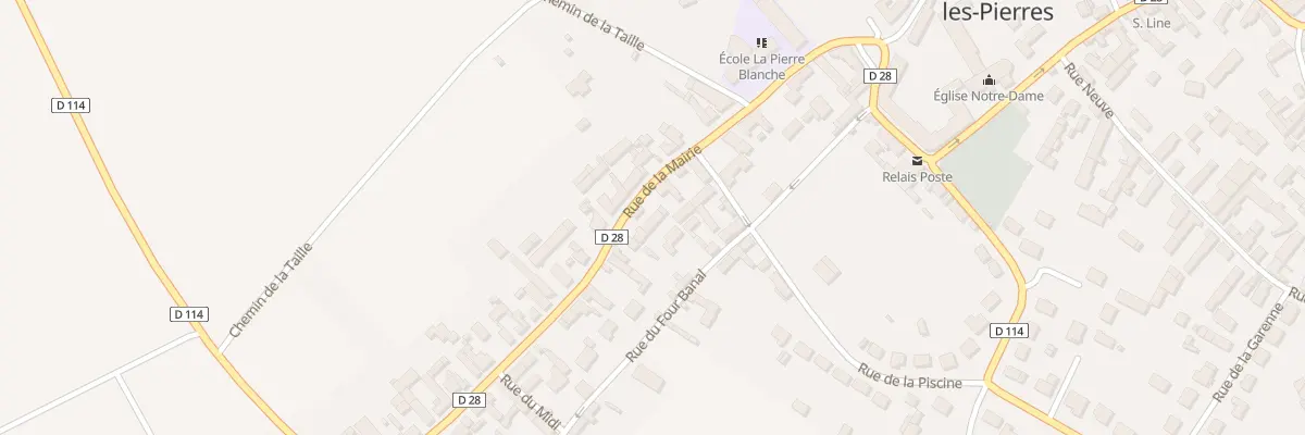 Plan du 23 Rue de la Mairie à Berchères-les-Pierres