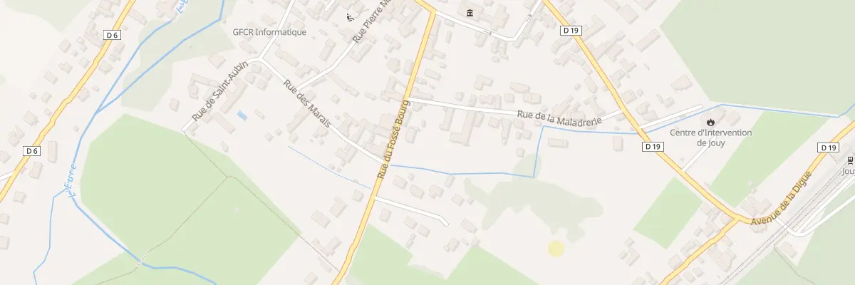 Plan du 13 Rue du Fosse Bourg à Jouy