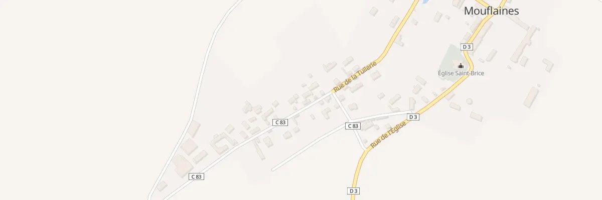 Plan du 18 Le Village à Mouflaines