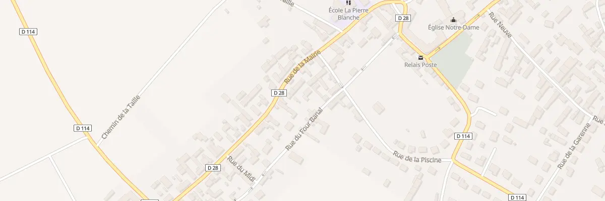 Plan du 25 Rue de la Mairie à Berchères-les-Pierres