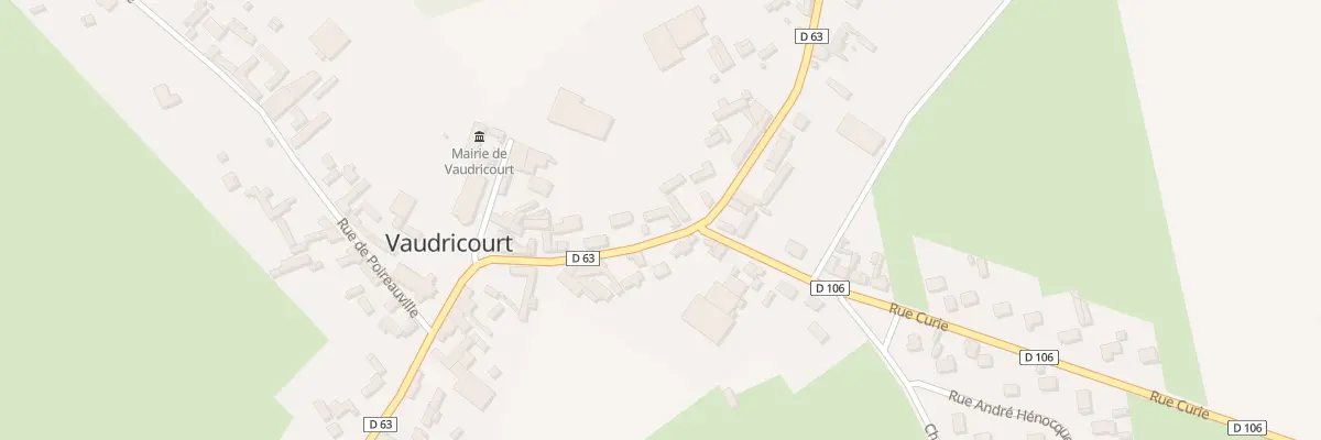 Plan du 7 Rue de Bas à Vaudricourt