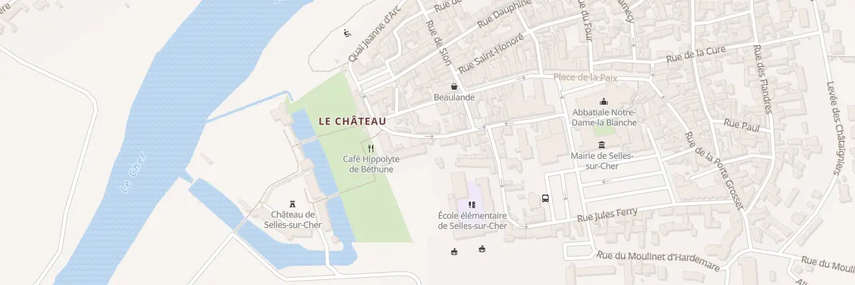 Plan du 20 Rue des Ursulines à Selles-sur-Cher