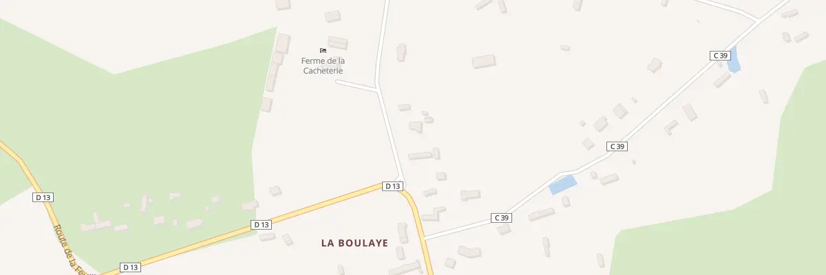 Plan du 3 Che des Patures à Fleury-la-Forêt