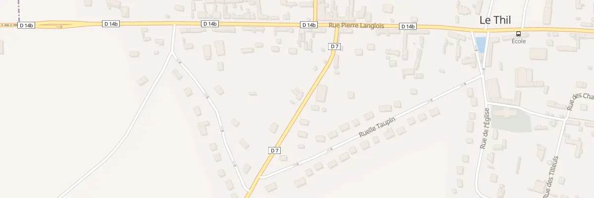 Plan du 5 Rue du Moulin au Thil