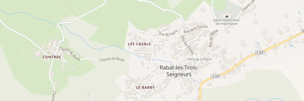 Plan du 2 Rue de Campestre à Rabat-les-Trois-Seigneurs