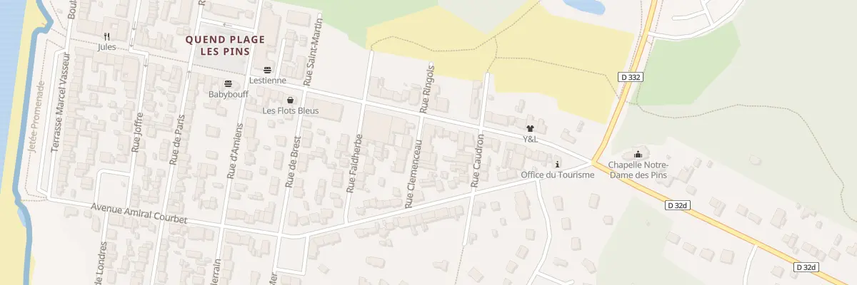 Plan du 1B Rue Clémenceau à Quend