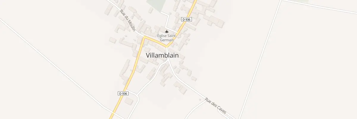 Plan du 1 Rue des Caves à Villamblain