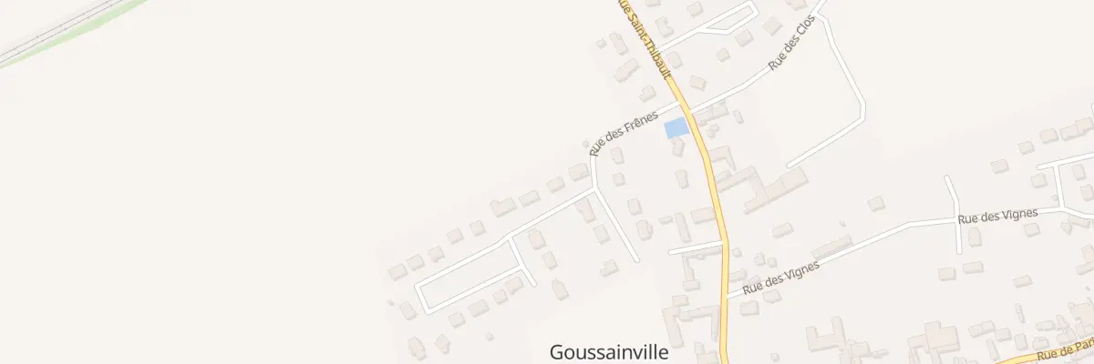 Plan du 25 Rue des Frenes à Goussainville