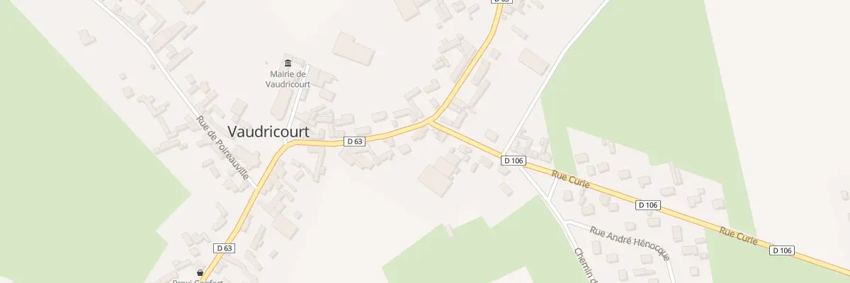 Plan du 2 Rue Curie à Vaudricourt
