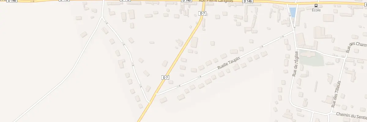 Plan du 8 Rue du Moulin au Thil