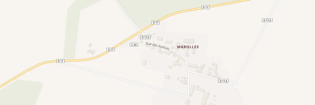 Plan du 21 Rue des Acacias A Rouvray aux Villages Vovéens