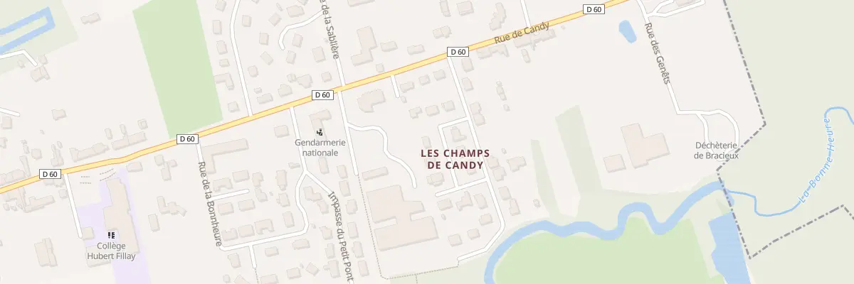 Plan du 6 Rue de la Briqueterie à Bracieux