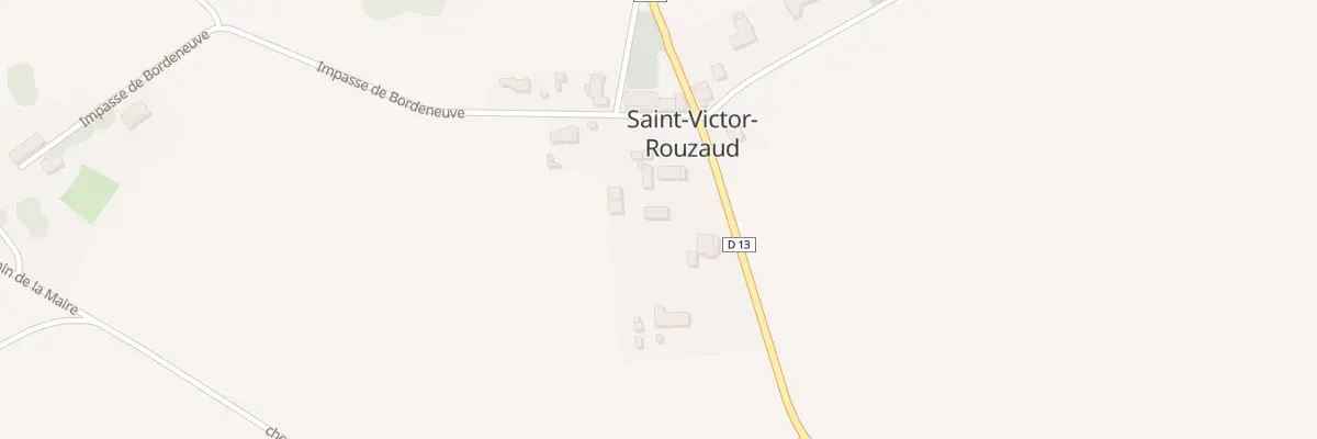 Plan du 204 Rte du Prieu à Saint-Victor-Rouzaud
