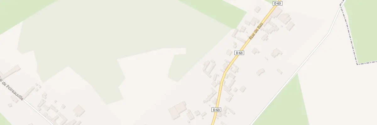 Plan du 25 Rue de Bas à Vaudricourt
