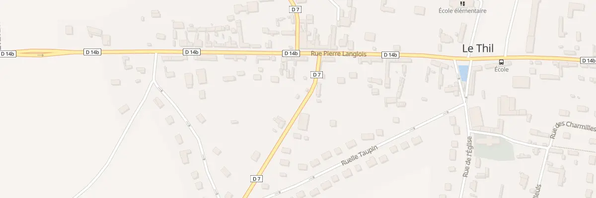 Plan du 1 Rue du Moulin au Thil