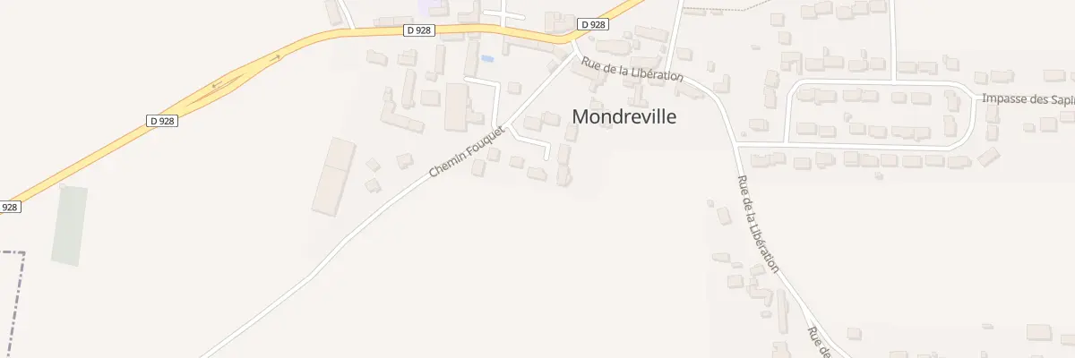 Plan du 6 Che Fouquet à Mondreville