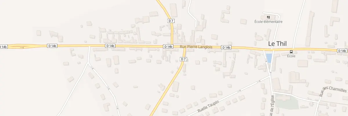 Plan du 70 Grande Rue au Thil